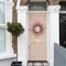 20 Inch Pink Flower Wreath for Front Doors Spring and Summer for Indoor and Outdoor Decor Rustic and Farmhouse Style Home Pink Wreath